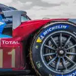 closeup photo of race car