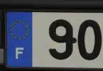plaque d’immatriculation
