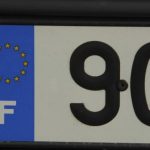 plaque d’immatriculation