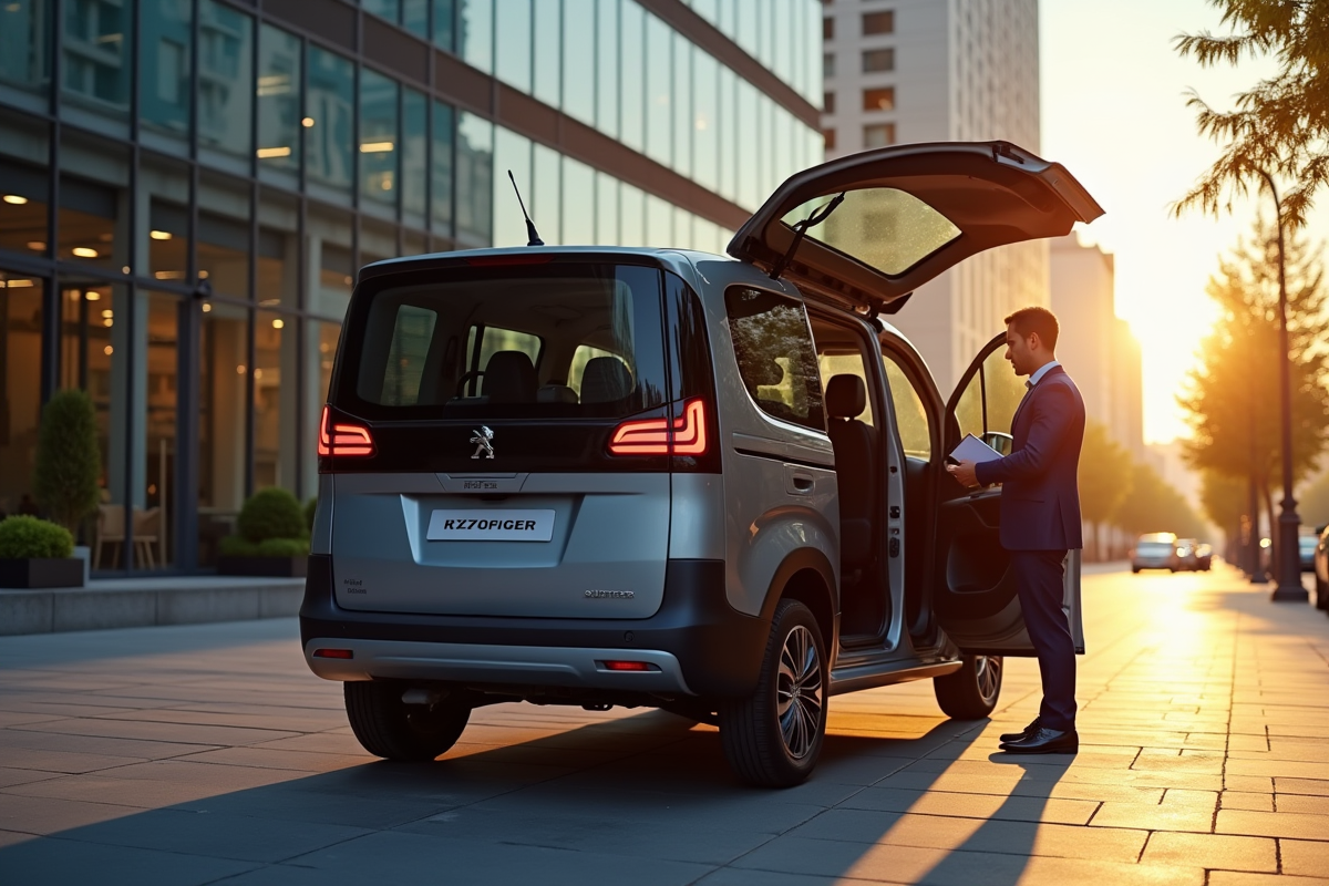 Peugeot Rifter 2024 en milieu urbain professionnel