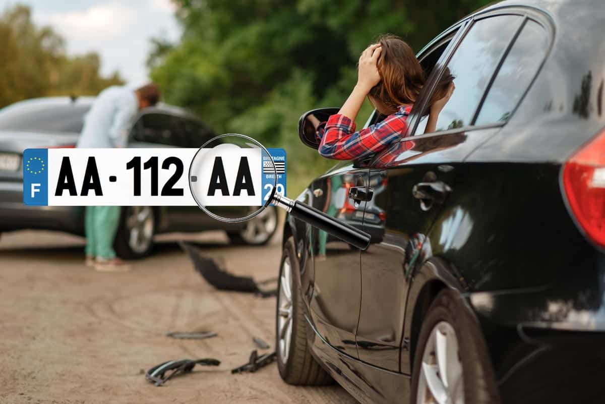 plaque d’immatriculation