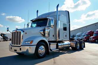 Camion tracteur d'occasion brillant dans un concessionnaire fiable
